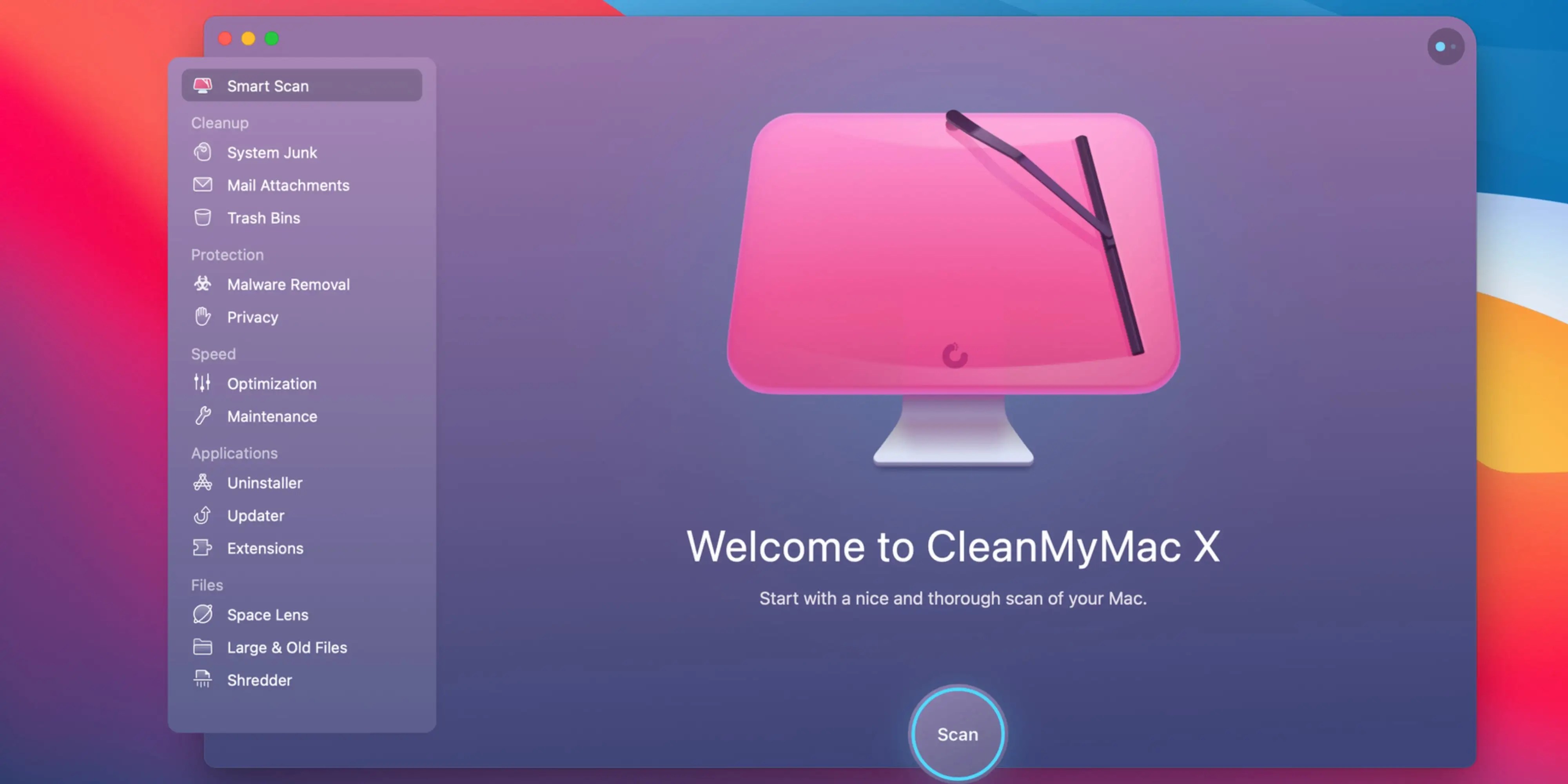 you have chosen to open mac cleaner